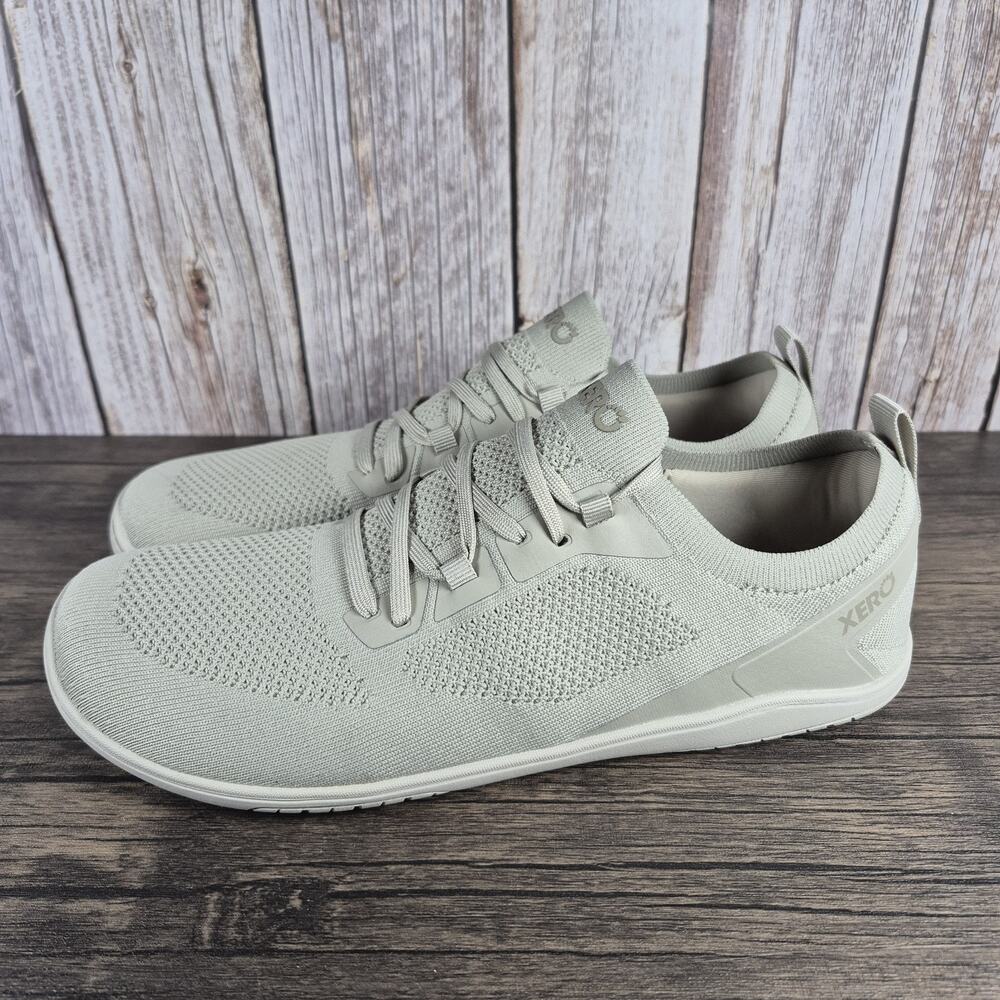 Xero Nexus Knit Barefoot Shoes Women's Sz 10.5 Light Grey Silver Lining (VGC)